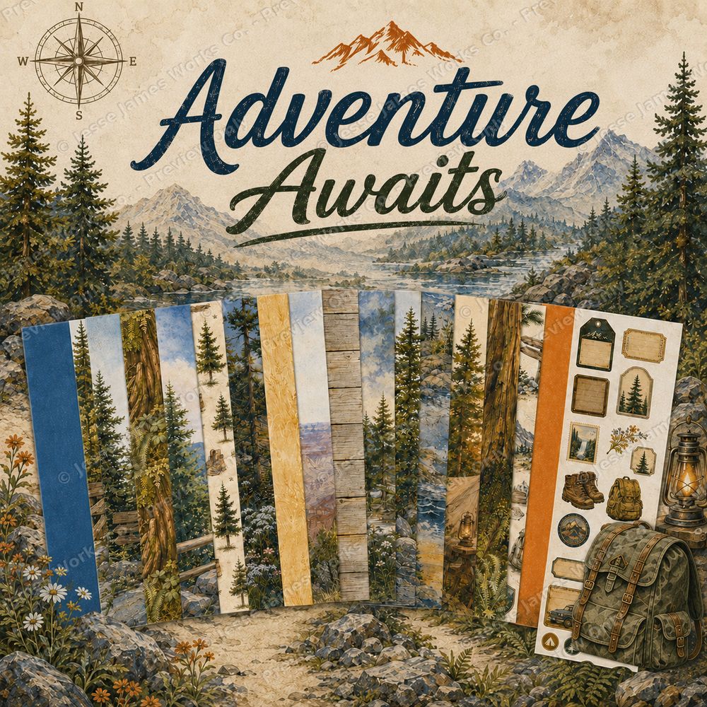 Watermarked preview of the Adventure Awaits collection